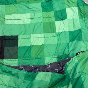Minecraft Green Pixel Comforter